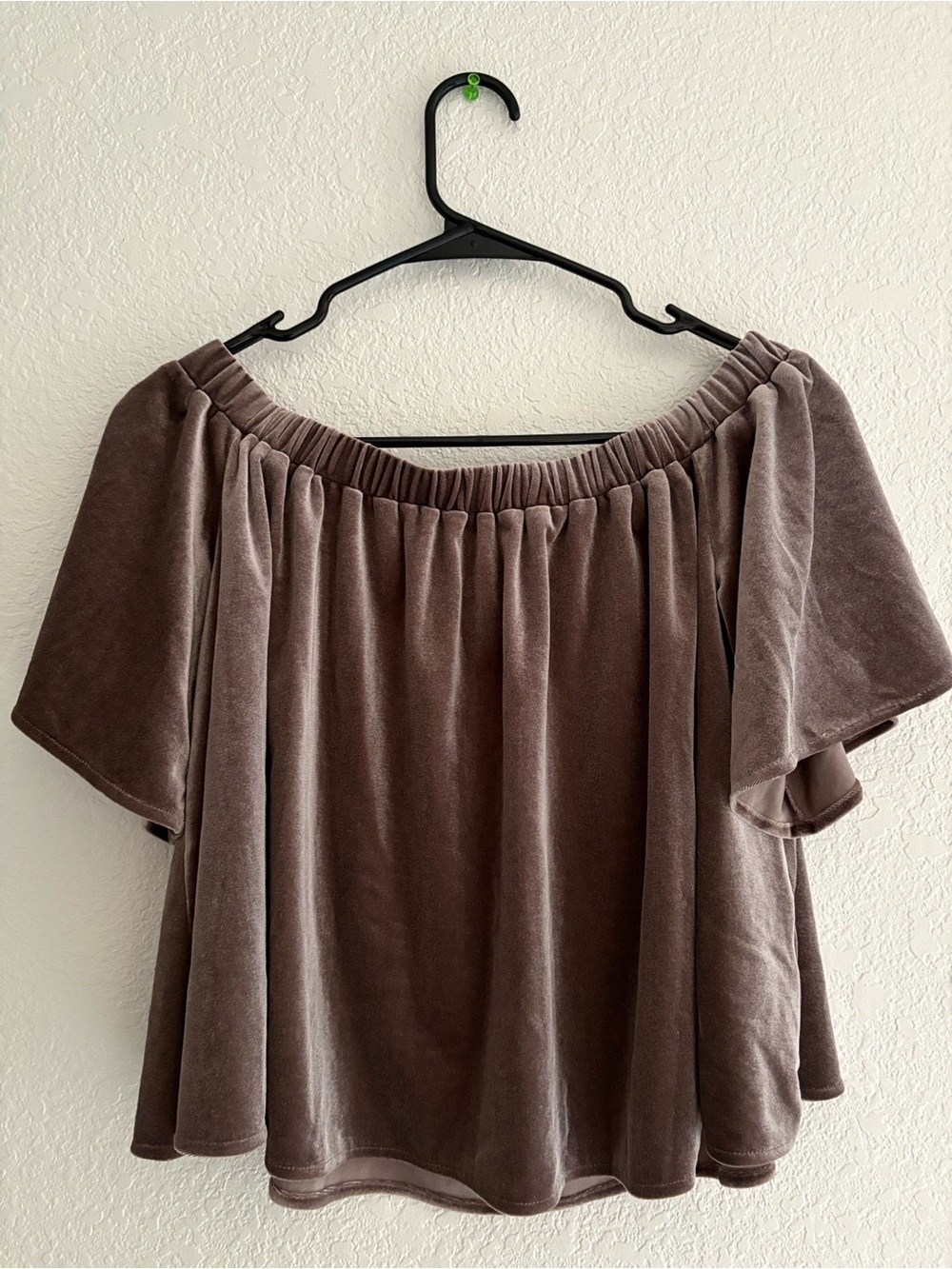 Anthropologie Velvet Off the Shoulder